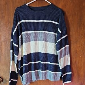 Striped Knit Sweater